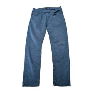 Mavi Zach Twill Pants Mens 35x32 Gree Straight Leg Contemporary Fit Jean
